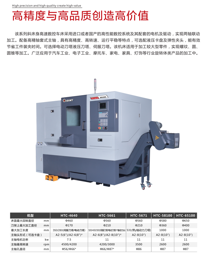 斜床身數(shù)控車(chē)床
