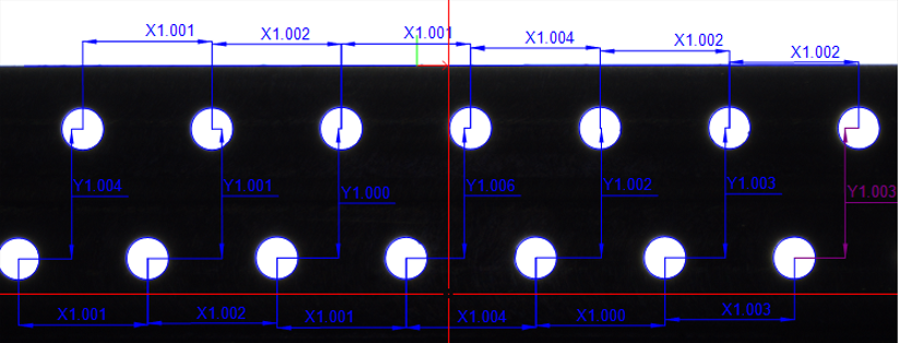 小孔直徑0.17mm、定位精度達到0.005內(nèi)